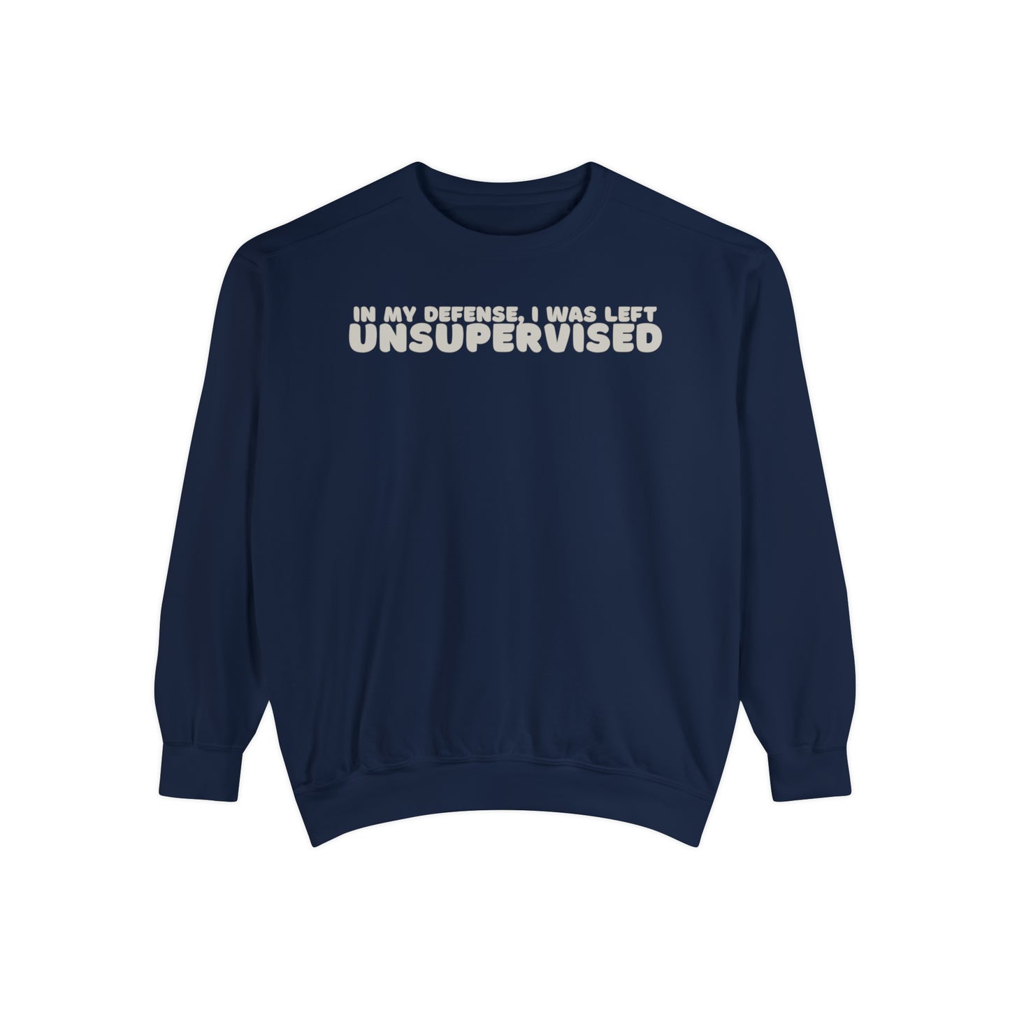 In My Defense, I Was Left Unsupervised Sweatshirt