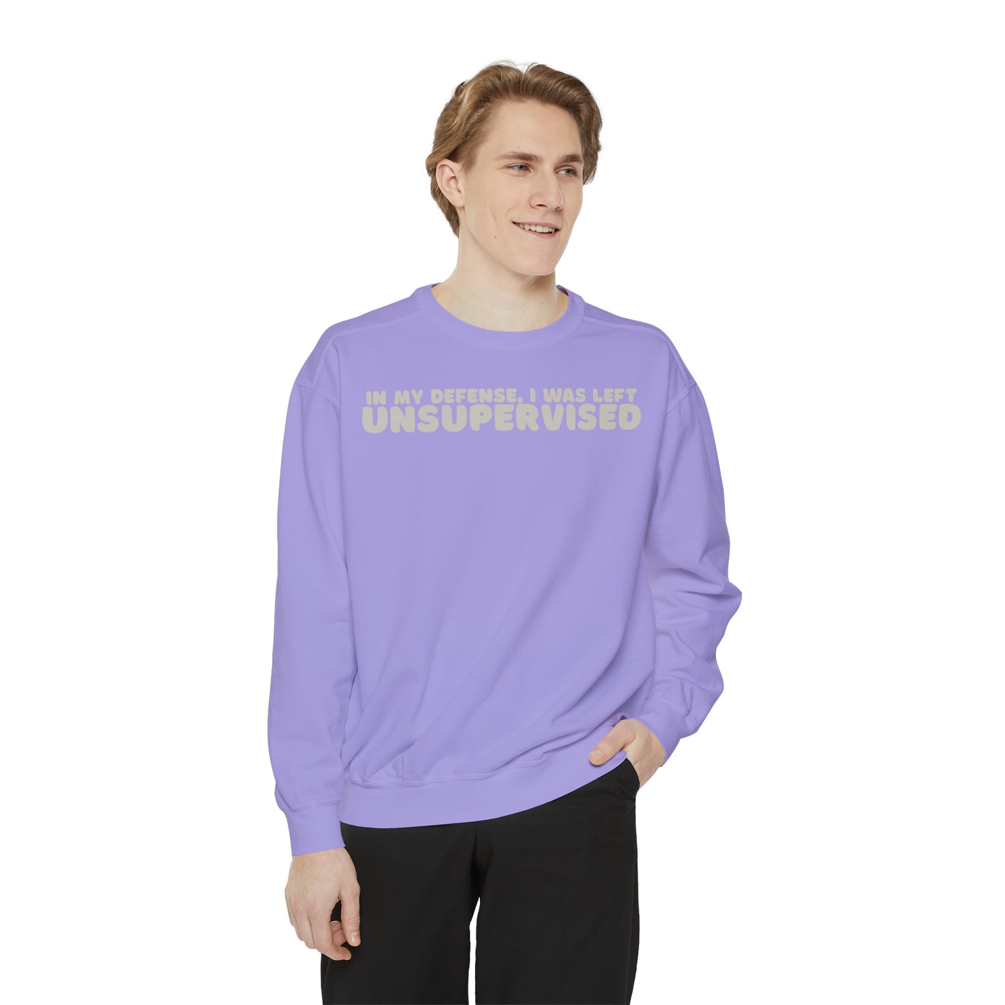In My Defense, I Was Left Unsupervised Sweatshirt