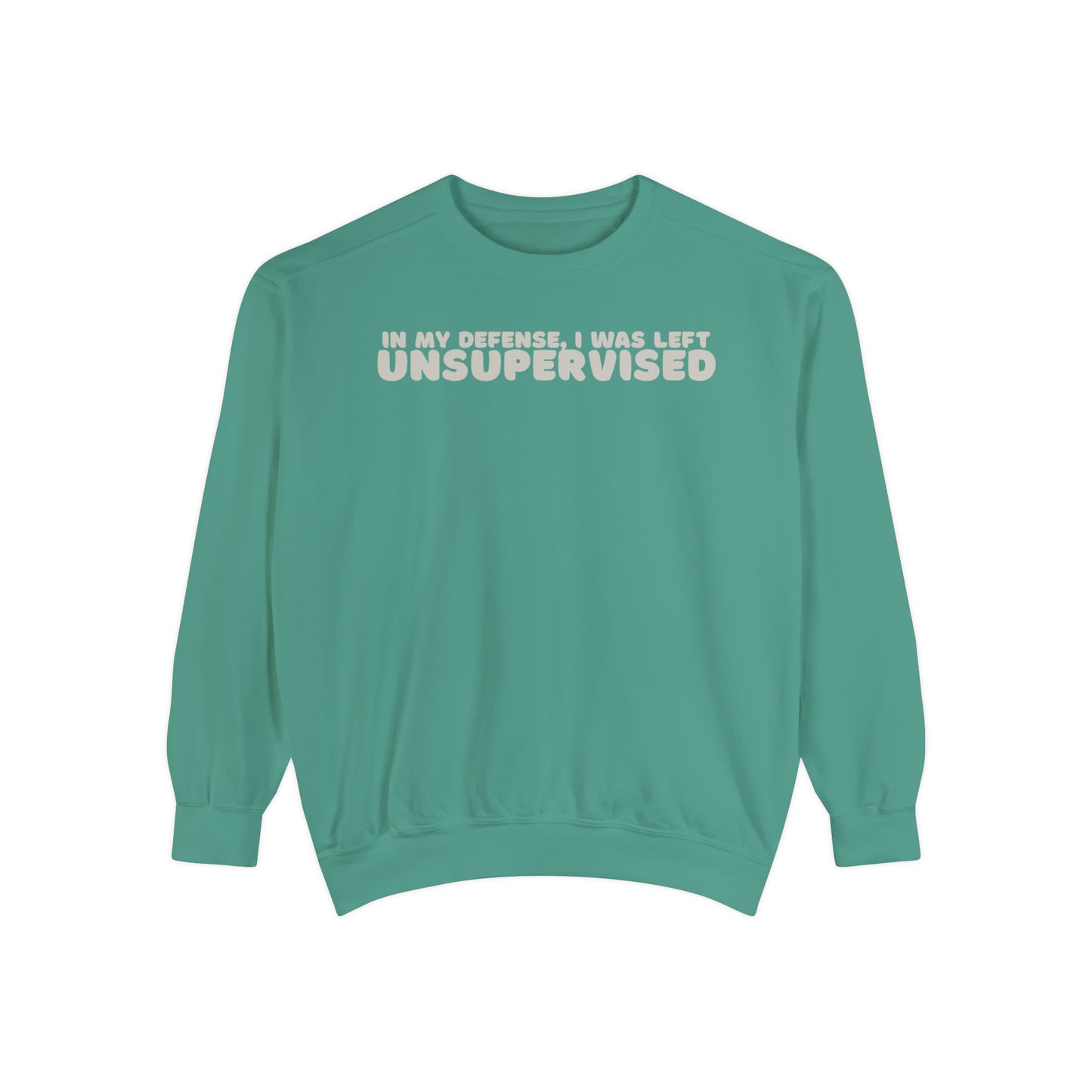 In My Defense, I Was Left Unsupervised Sweatshirt