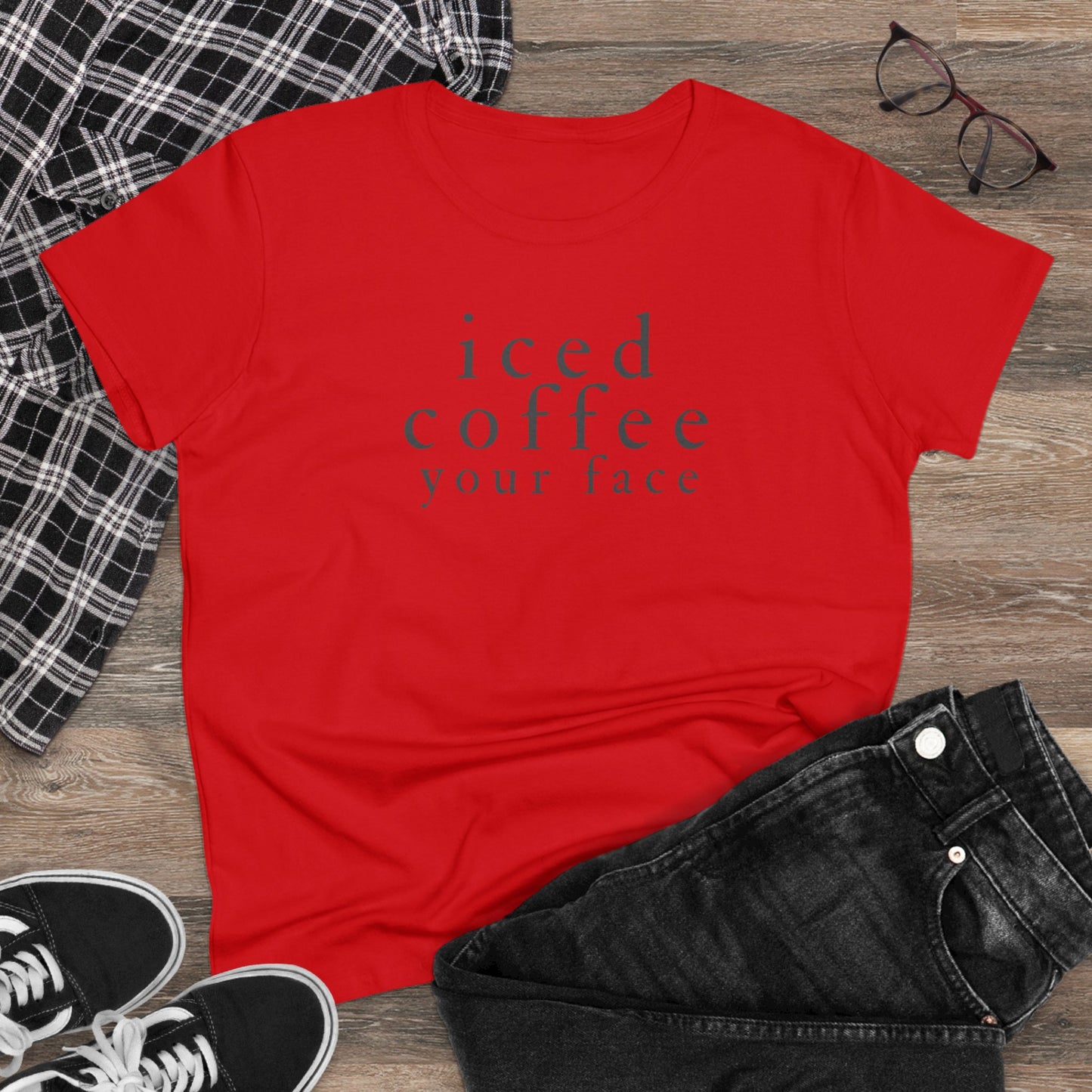 Iced Coffee Your Face Shirt
