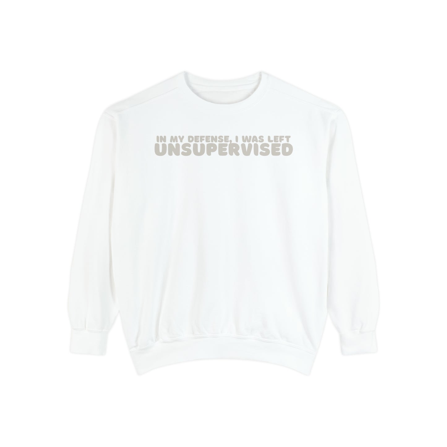 In My Defense, I Was Left Unsupervised Sweatshirt