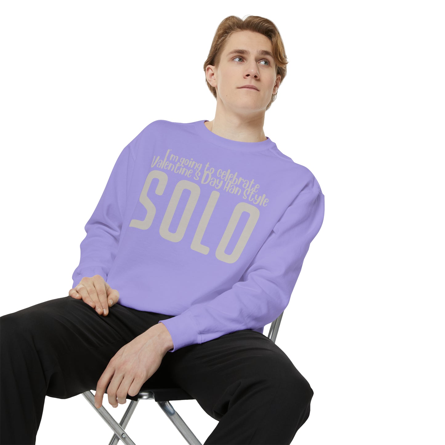 I'm going to celebrate Valentine's Day Han Style. Solo Sweatshirt