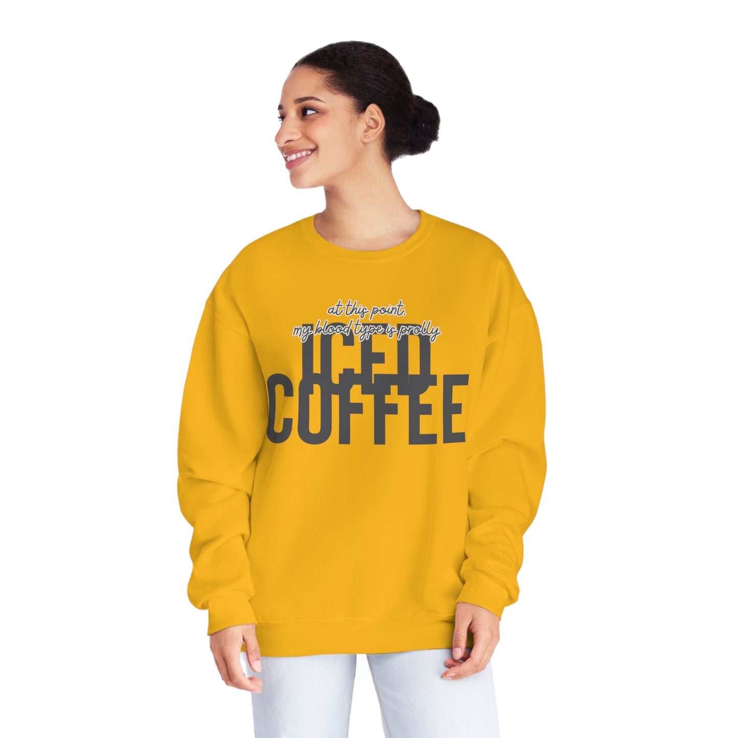 At This Point My Blood Type Is Prolly Iced Coffee Sweater