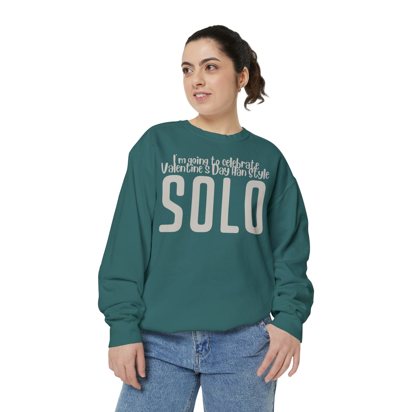 I'm going to celebrate Valentine's Day Han Style. Solo Sweatshirt