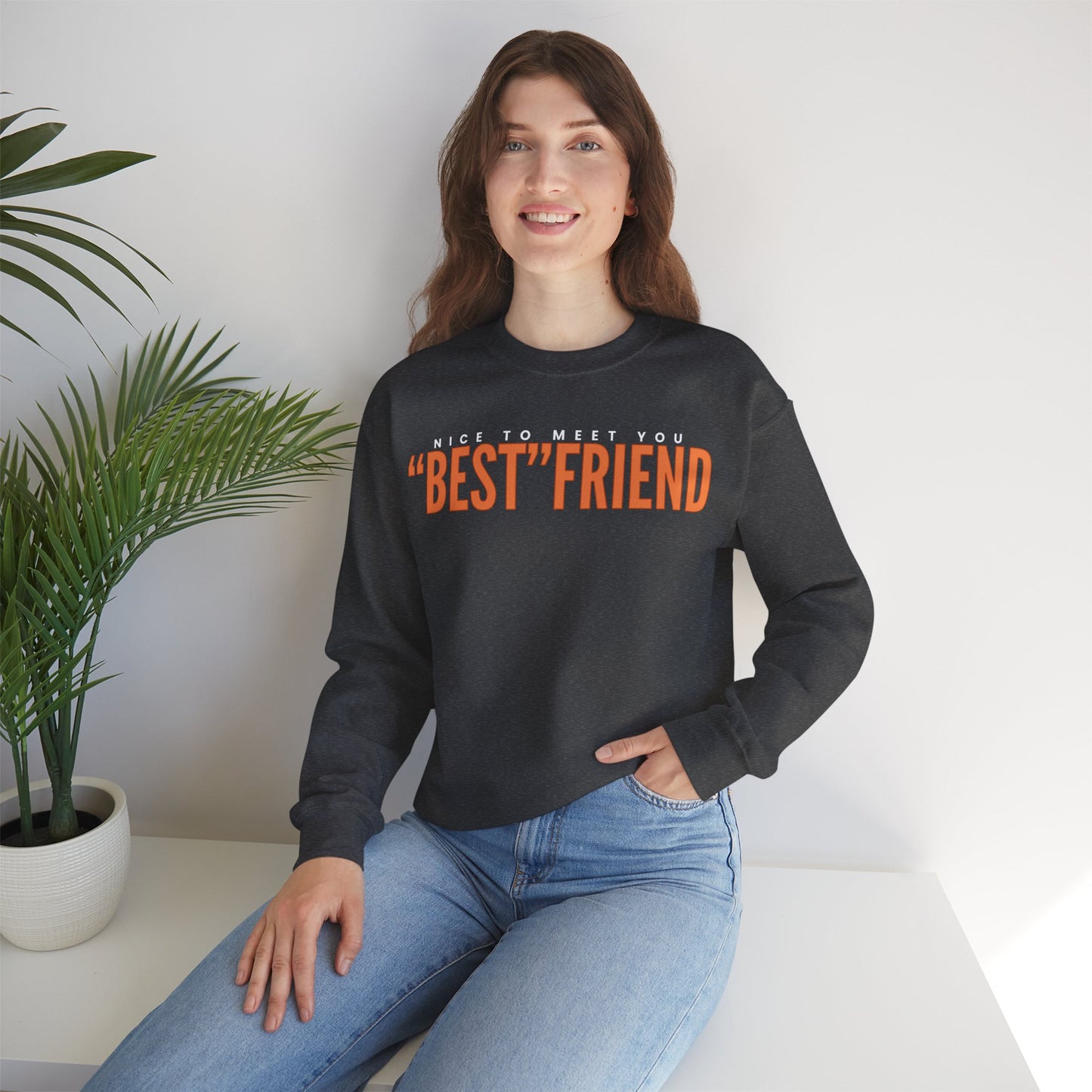 Nice To Meet You "Best" Friend Sweatshirt