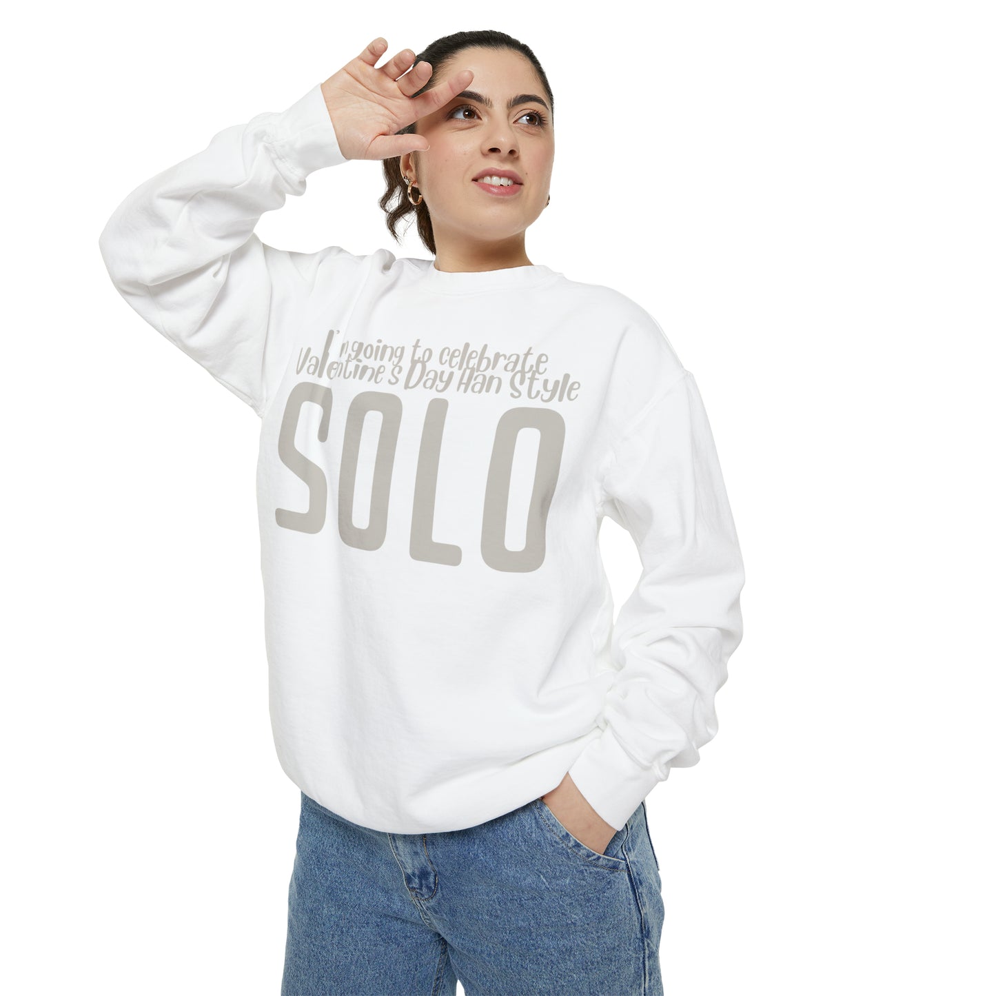 I'm going to celebrate Valentine's Day Han Style. Solo Sweatshirt