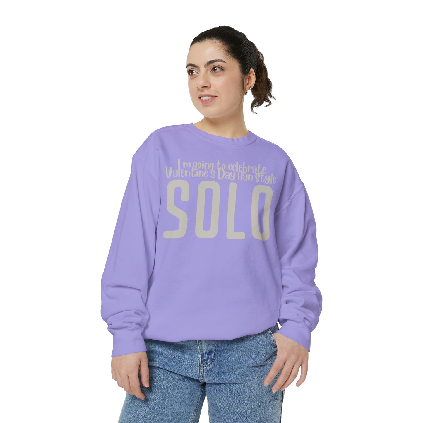 I'm going to celebrate Valentine's Day Han Style. Solo Sweatshirt