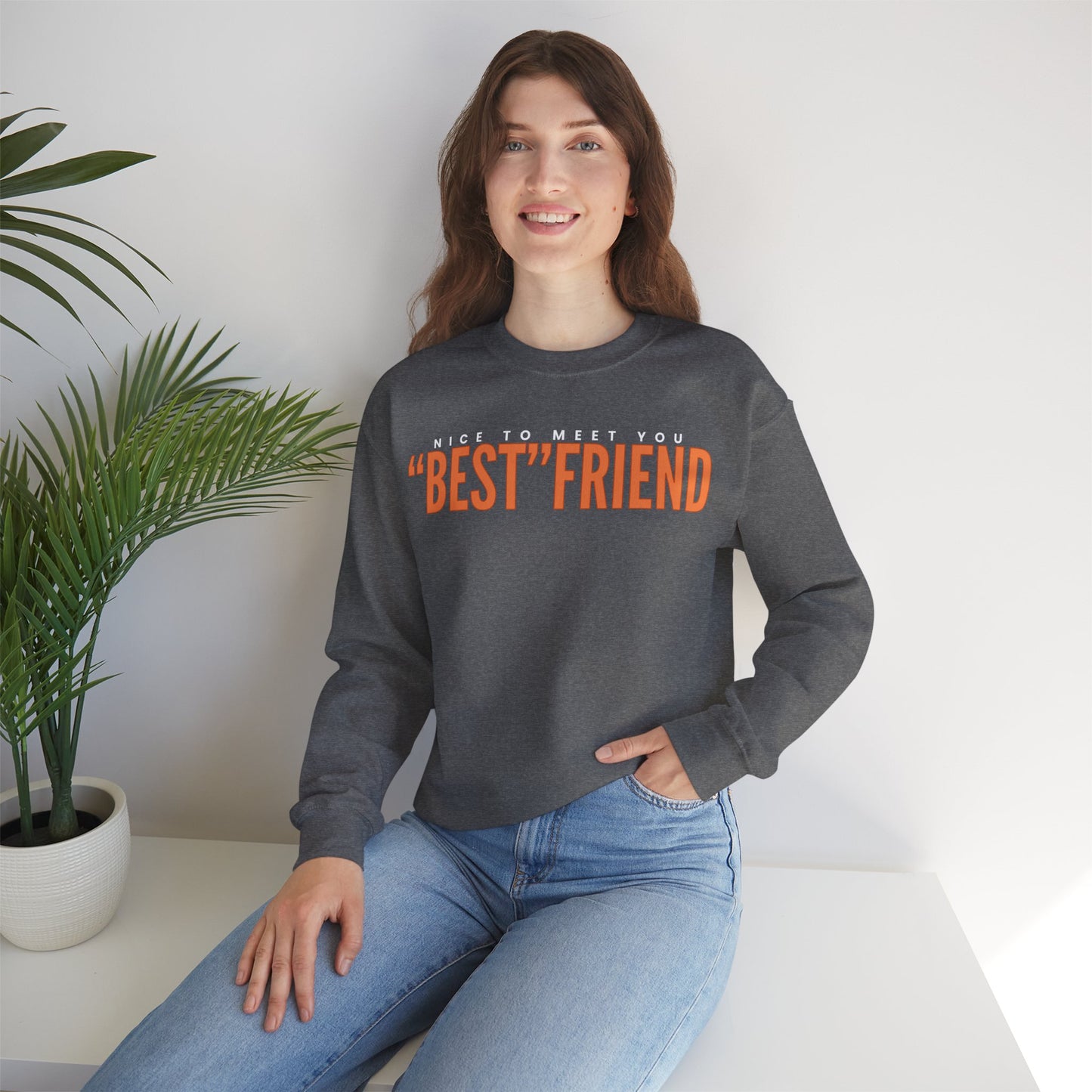 Nice To Meet You "Best" Friend Sweatshirt